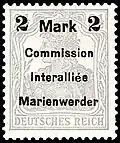 Marienwerder (Westpreußen) ab 27. März 1920