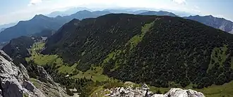 Maroldschneid nordseitig, von den Ruchenköpfen aus gesehen