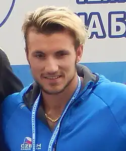 Martin Fuksa bei den Kanurennsport-Europameisterschaften 2016