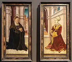 Ludwig von Freyberg (1468–1545) und Sybilla geb. Gossembrot (1479–1521), von Martin Schaffner, ca. 1521