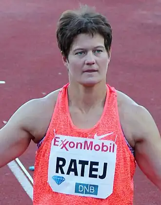 Martina Ratej Rang zwölf mit 59,76 m