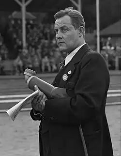 Martti Jukola (hier in den 1930er Jahren) – ausgeschieden als Fünfter des zweiten Halbfinales