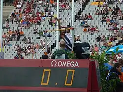 Martyn Bernard Rang 13 mit 2,21 m