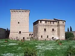 Rocca Malatestiana mit Innenhof