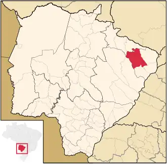 Lage von Inocência in Mato Grosso do Sul