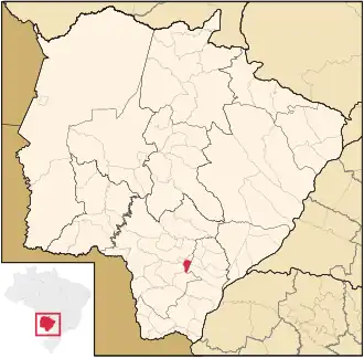Lage von Vicentina in Mato Grosso do Sul
