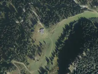 Maurachalm aus der Vogelperspektive