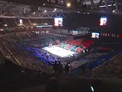 Das Stadion während der Basketball-Europameisterschaft 2015