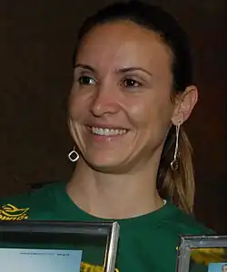 Maurren Maggi, Olympiasiegerin im Weitsprung 2008