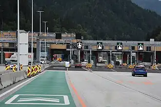 Mautstelle im Jahr 2024