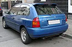 Heckansicht des 323P