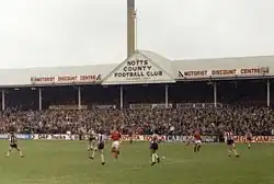 Die Meadow Lane im Jahr 1981
