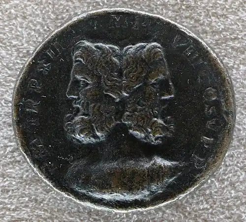 Medaille des Commodus aus dem Jahr 187