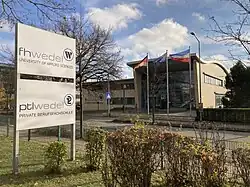 Das Mediengebäude der Fachhochschule Wedel