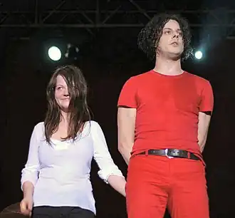 Jack White und Meg White (The White Stripes)