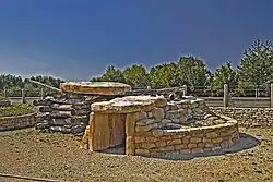 Megalith-Transport vertikal