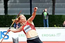 Lilli Schwarzkopf – nach dem Kugelstoßen nicht mehr angetreten