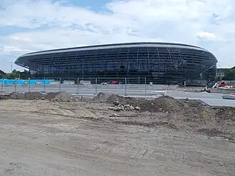 Die Baustelle im August 2021