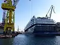 Mein Schiff 2 im Dock in Valletta