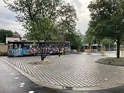 Bereich um das Straßenbahncafe