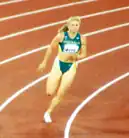 Um einen Rang verpasste Melinda Gainsford als Fünfte ihres Halbfinallaufs das Finale