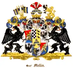 Wappen der Grafen Mellin