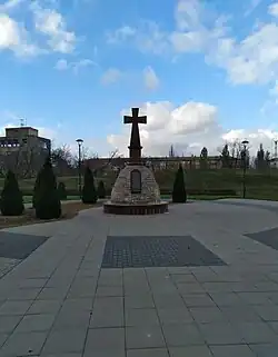 Ein Denkmal für die Opfer des Holodomor (2016 installiert)