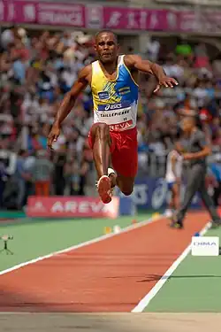 Karl Taillepierres 16,20 m waren zu wenig für die Teilnahme am Finale