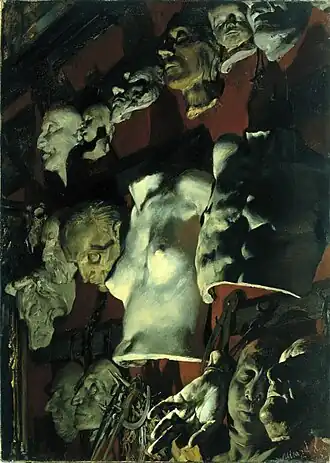 Adolph von Menzel: Atelierwand, 1872
