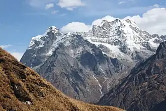 Mera Peak von Südwesten