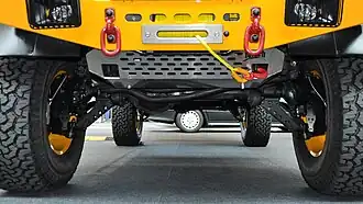 Mercedes-Benz G-Klasse mit nachgerüsteten Portalachsen