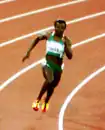 Mercy Nku war mit 23,62 s im zweiten Halbfinale chancenlos