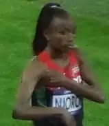 Bronzemedaillengewinnerin Mercy Wanjiku Njoroge