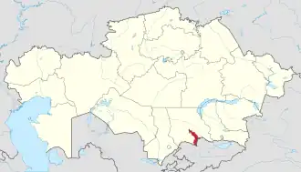Lage in Kasachstan