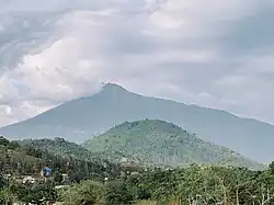Blick von Moshono auf den Mount Meru