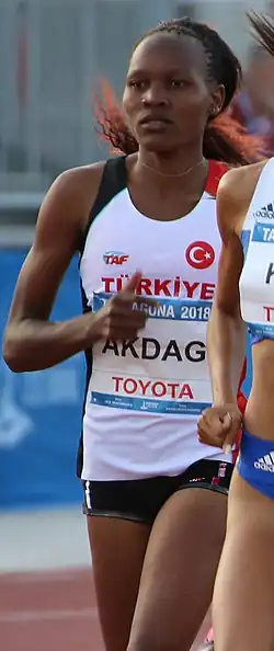 Meryem Akdağ bei den Mittelmeerspielen 2018 in Tarragona