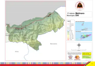 Verwaltungsgliederung der Gemeinde Dili