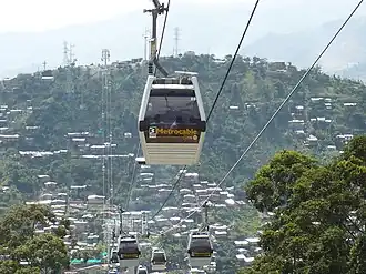 Die Linie J der Teleférico de Medellín (2008)