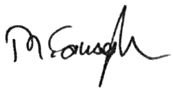 Unterschrift von Mevlüt Çavuşoğlu