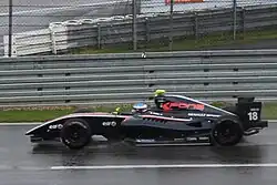 Michael Herck beim Rennen auf dem Nürburgring