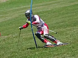 Michael Krückel im Weltcupslalom von Rettenbach im Juli 2011