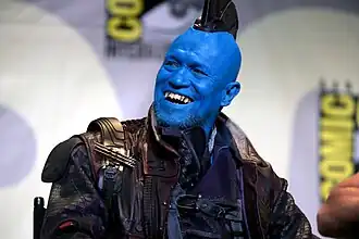 Chris Sullivan und Michael Rooker als Taserface und Yondu bei der Comic-Con in San Diego 2016