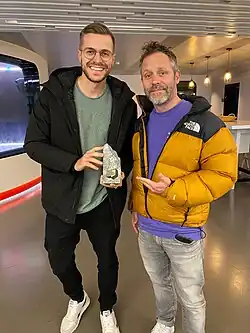 Michel Schelker und Simon Moser gewannen mit dem Energy Social Team den Swiss Comedy Award 2022