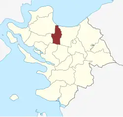 Lage des Roerslev Sogn in der Middelfart Kommune