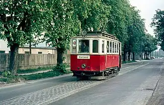 Triebwagen der St. Pöltner Straßenbahn (1911)