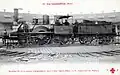 Lok 34 im Betriebswerk Bordeaux (um 1895)
