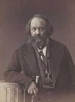 Mikhail Bakunin, 1863