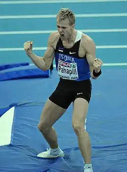 Mikk Pahapill 2009 bei den Halleneuropameisterschaften in Turin