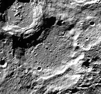 LRO-Aufnahme, Süden ist oben