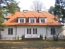 Rück­ansicht der Villa